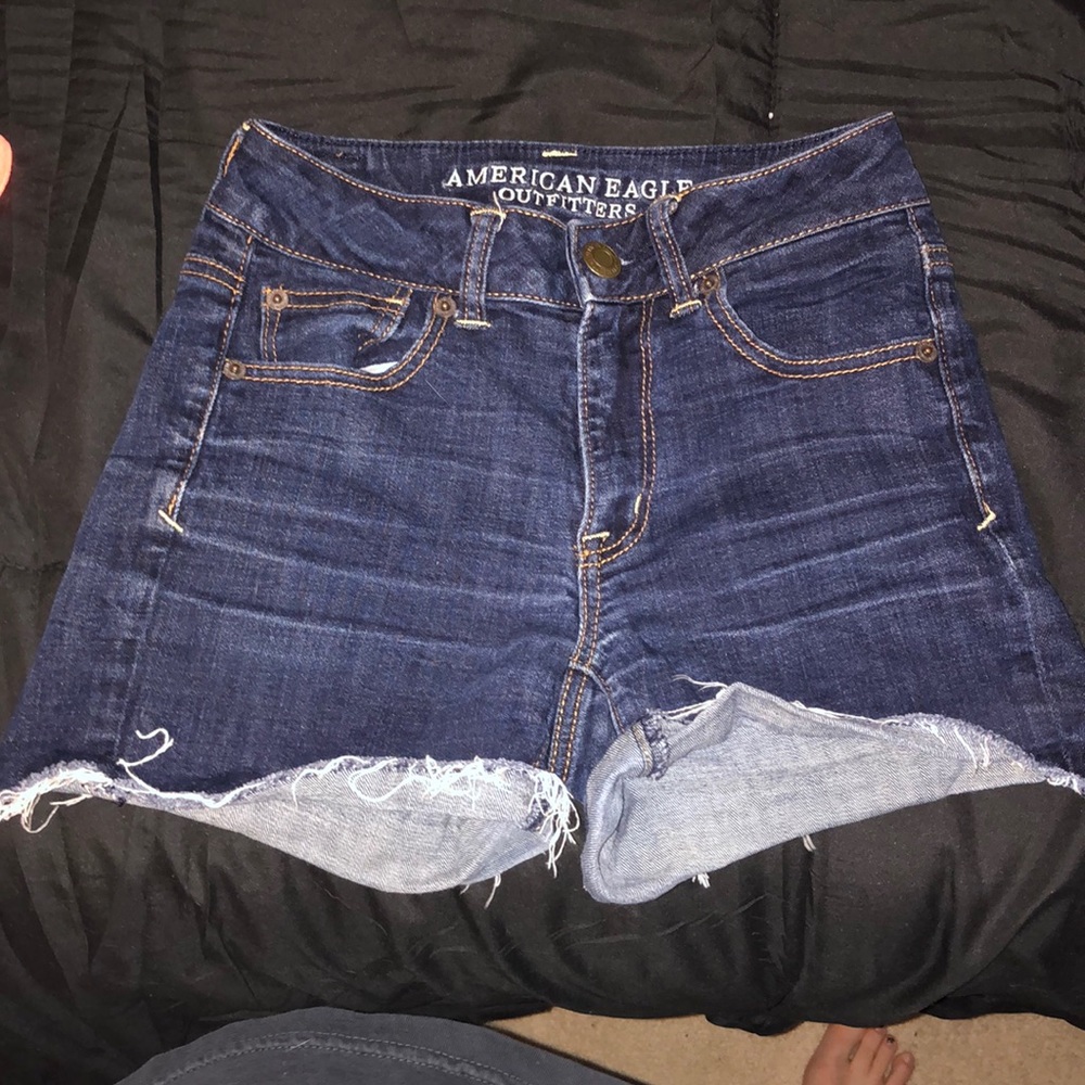 American Eagle jean shorts.